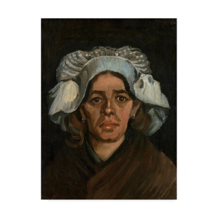Vincent Van Gogh 'Head Of A Woman' Canvas Art,14x19